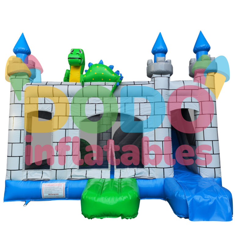 Castel gonflabil Dragon cu tobogan