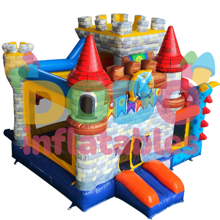 Castel gonflabil Fortăreață cu tobogan