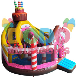 Castel gonflabil Multiplay Bomboane cu tobogan