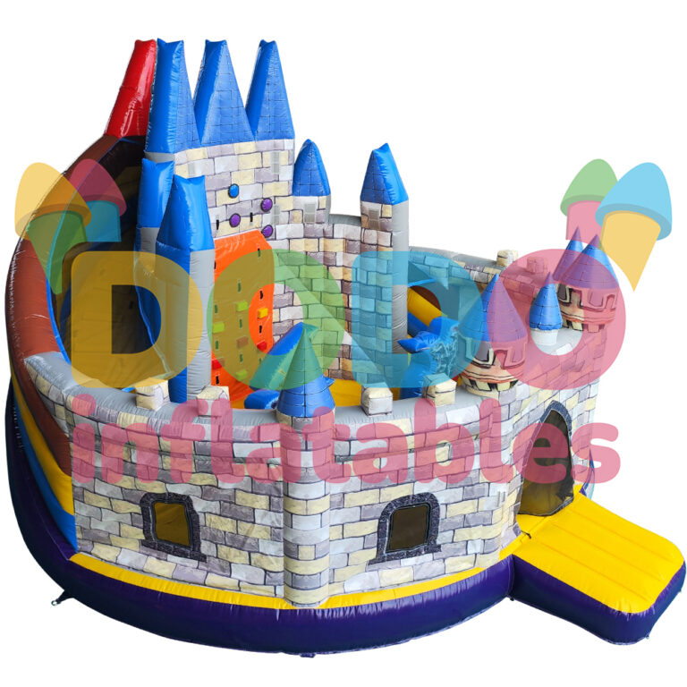 Castel gonflabil Multiplay Fortăreața cavalerilor cu tobogan