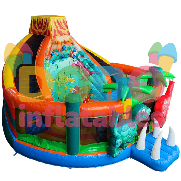 Castel gonflabil Multiplay Vulcan cu tobogan