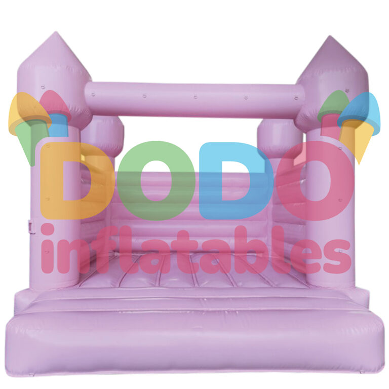 Castel gonflabil Pastel roz