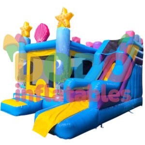 Castel gonflabil Stea de mare cu tobogan