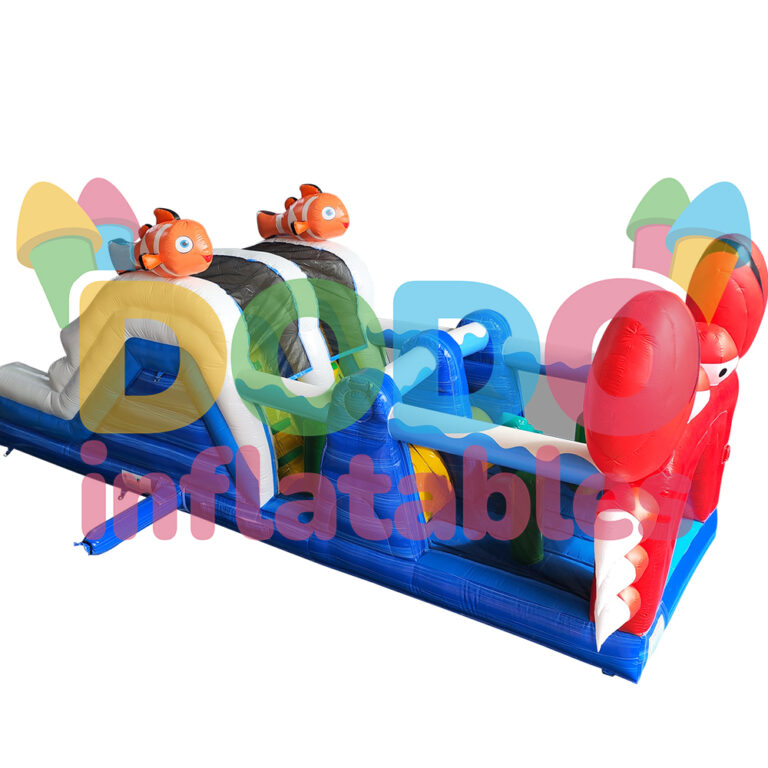 Castel gonflabil Traseu cu obstacole "Subacvatic"